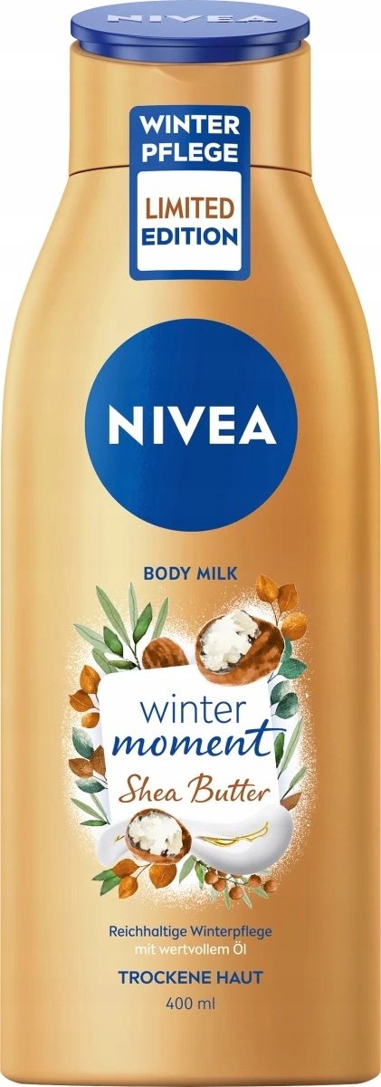 NIVEA BODY LOTION WINTER MOMENT SHEA BUTTER 400 мл МОЛОЧКО ДЛЯ ТЕЛА
NIVEA BODY LOTION WINTER MOMENT SHEA BUTTER 400 мл МОЛОЧКО ДЛЯ ТЕЛА