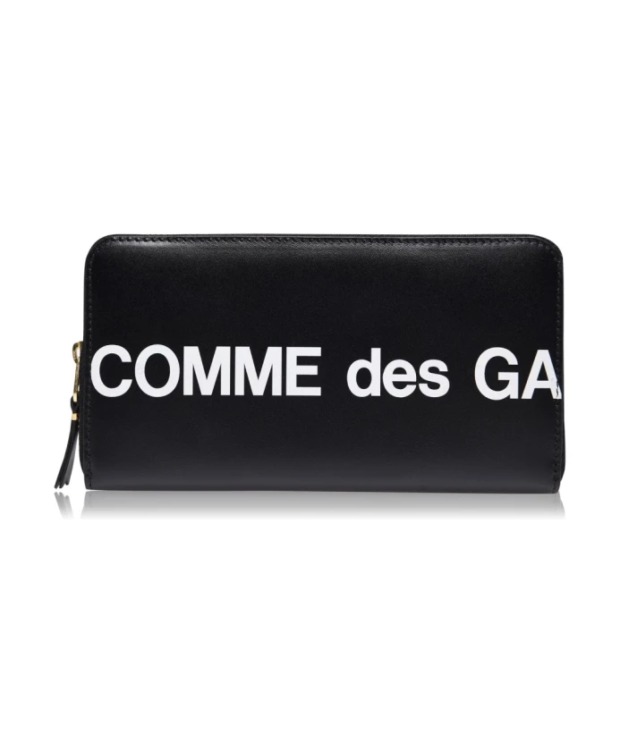 Кошелек с логотипом Comme Des Garçons, черный 
Кошелек с логотипом Comme Des Garçons, черный
