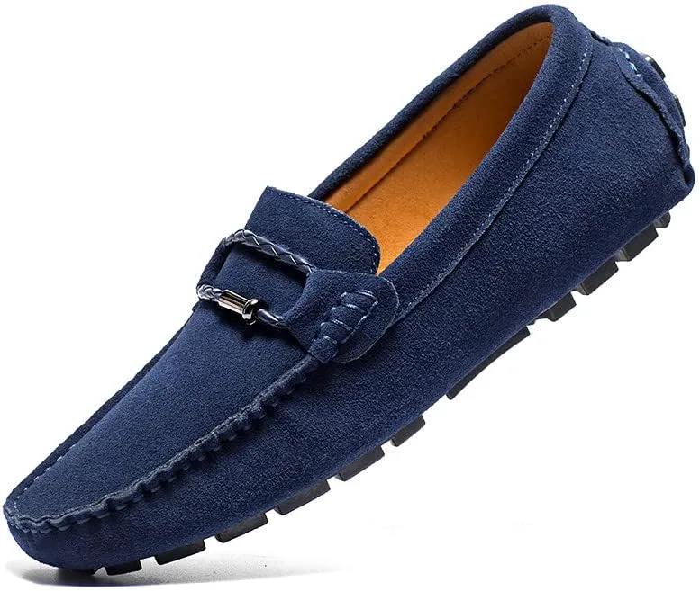 Мужские замшевые повседневные лоферы Santimon, удобные офисные туфли без застежек, легкие для ходьбы, вождения и делового стиля, синий
Мужские замшевые повседневные лоферы Santimon, удобные офисные туфли без застежек, легкие для ходьбы, вождения и делового стиля, синий