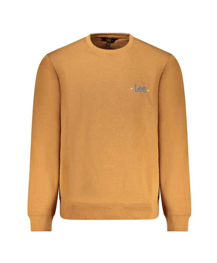 Коричневый хлопковый свитер с логотипом. Lee, коричневый
Коричневый хлопковый свитер с логотипом. Lee, коричневый