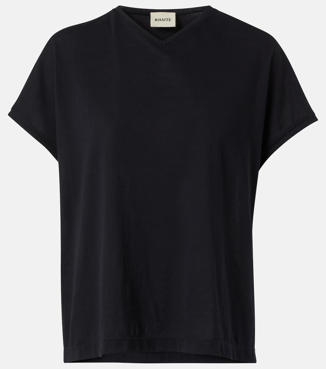 Топ из хлопковой смеси Devra Khaite, черный
Топ из хлопковой смеси Devra Khaite, черный