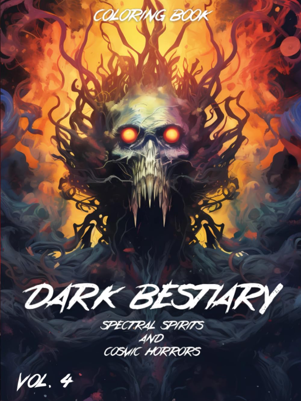 Dark Bestiary: Spectral Spirits & Cosmic Horrors: Coloring Book for Adults: 50 Stress-Relieving Images of Ghostly Apparitions, Undead Nightmares, and Lovecraftian Entities (Dark Bestiary Series) (Independently published)
Dark Bestiary: Spectral Spirits & Cosmic Horrors: Coloring Book for Adults: 50 Stress-Relieving Images of Ghostly Apparitions, Undead Nightmares, and Lovecraftian Entities (Dark Bestiary Series) (Independently published)