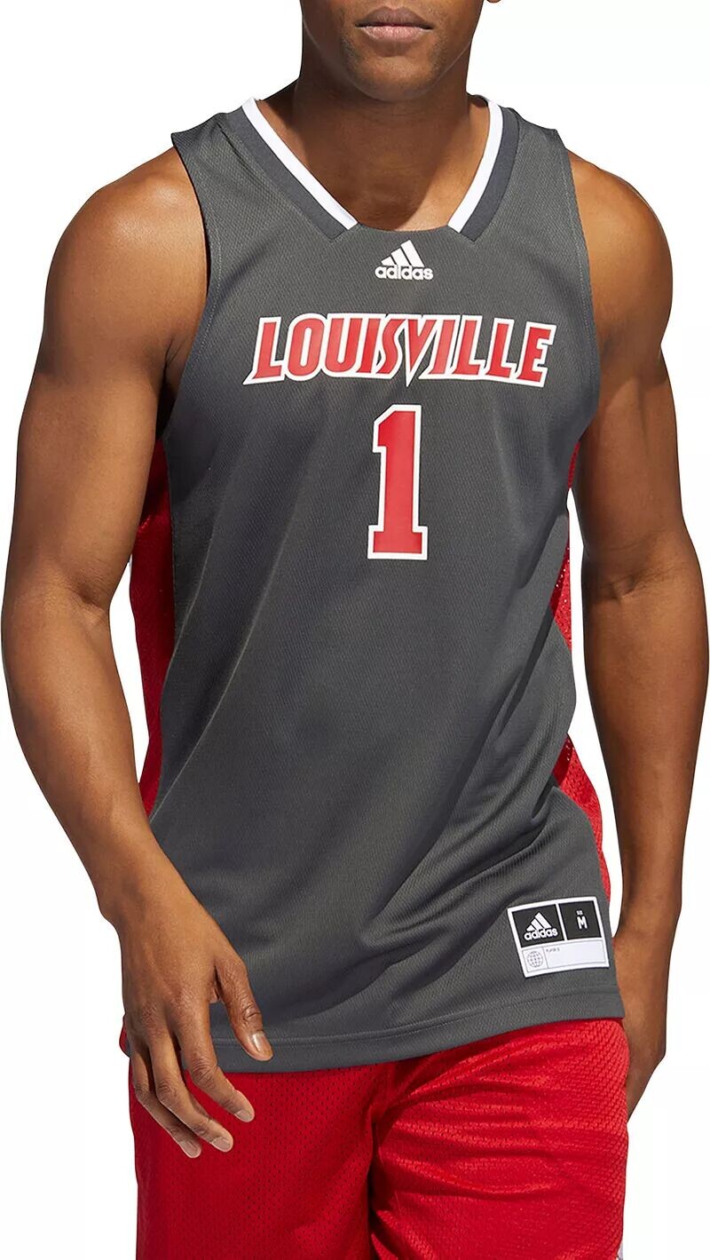 Мужская баскетбольная майка Adidas Louisville Cardinals #1 серого цвета с обратной обратной связью в стиле ретро
Мужская баскетбольная майка Adidas Louisville Cardinals #1 серого цвета с обратной обратной связью в стиле ретро