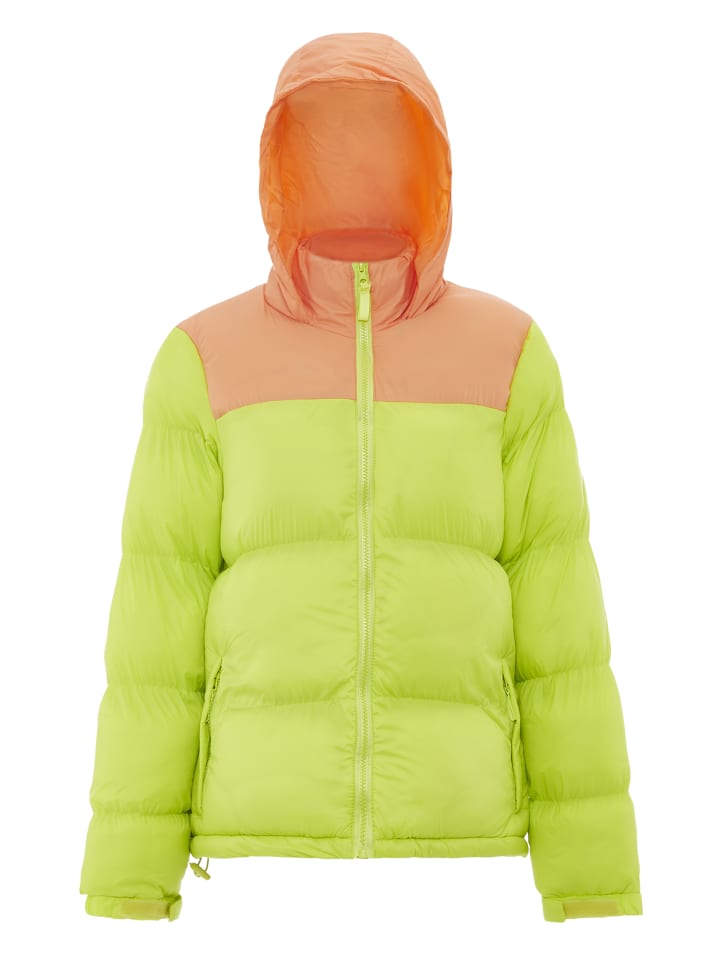 Женская стеганая куртка цвета кислого лайма и абрикоса myMo
Женская стеганая куртка цвета кислого лайма и абрикоса myMo