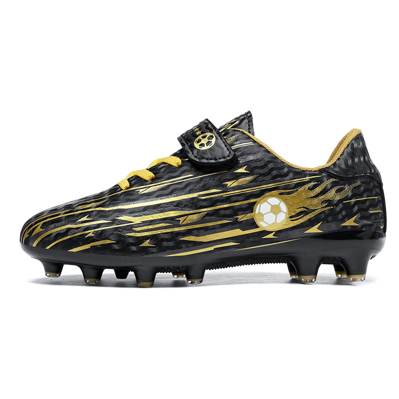 Низкие футбольные бутсы с амортизацией от ударов, износостойкие, дышащие, нескользящие, детские Cotton Gene, черный/золотой
Низкие футбольные бутсы с амортизацией от ударов, износостойкие, дышащие, нескользящие, детские Cotton Gene, черный/золотой
