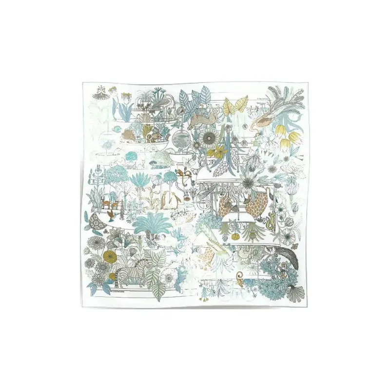 HERMES Шелковый платок Rarity Amusement Park для женщин, белый
HERMES Шелковый платок Rarity Amusement Park для женщин, белый