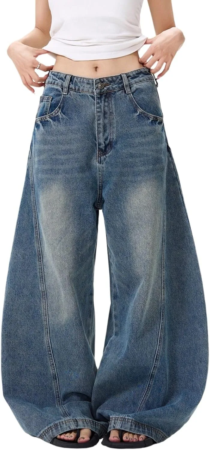 Багги джинсы для женщин и мужчин loose barrel high rise wide leg Chmnigma
Багги джинсы для женщин и мужчин loose barrel high rise wide leg Chmnigma