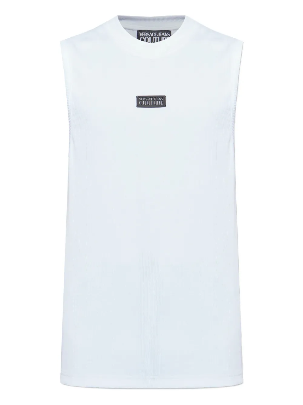 Ребристая майка с логотипом Versace Jeans Couture, белый
Ребристая майка с логотипом Versace Jeans Couture, белый