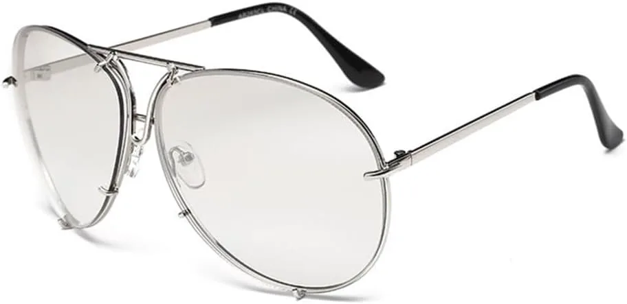 Женские солнцезащитные очки, роскошные зеркальные металлические солнцезащитные очки, модные женские очки с защитой от УФ-излучения UV400 generic, Gradient Silver Lens
Женские солнцезащитные очки, роскошные зеркальные металлические солнцезащитные очки, модные женские очки с защитой от УФ-излучения UV400 generic, Gradient Silver Lens