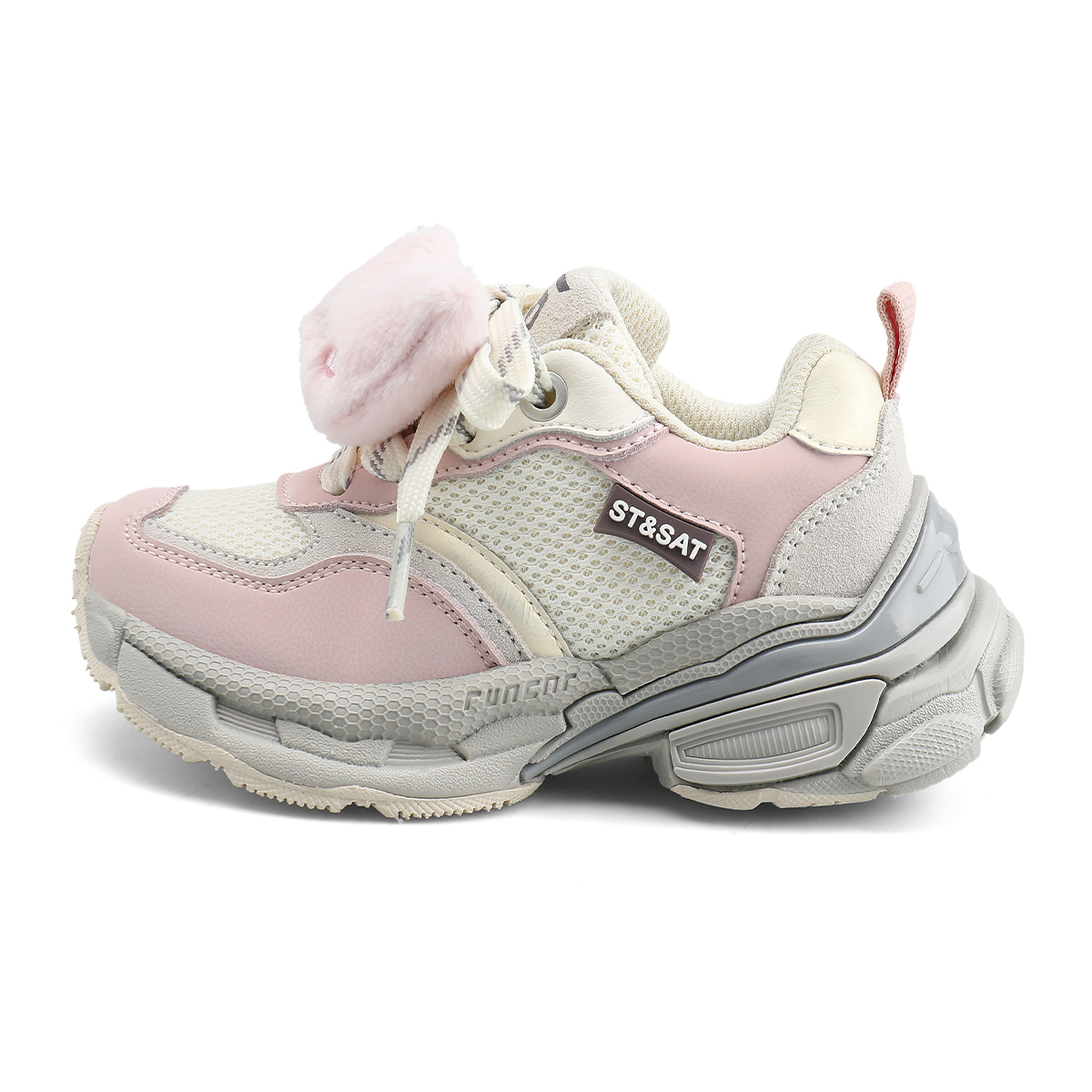 Нескользящие, износостойкие, легкие, амортизирующие, низкие детские кроссовки для отдыха на природе ST&SAT KIDS, бежевый/розовый
Нескользящие, износостойкие, легкие, амортизирующие, низкие детские кроссовки для отдыха на природе ST&SAT KIDS, бежевый/розовый