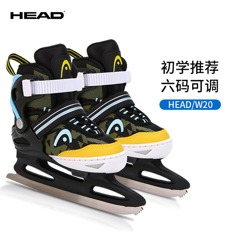 HEAD Коньки для фигурного катания для начинающих, регулируемые хоккейные коньки для детей и взрослых, мужские и женские роликовые коньки, крутой дизайн лезвия — прочная защита, холодостойкие и износостойкие, размер S (регулируется на размеры 26-...
HEAD Коньки для фигурного катания для начинающих, регулируемые хоккейные коньки для детей и взрослых, мужские и женские роликовые коньки, крутой дизайн лезвия — прочная защита, холодостойкие и износостойкие, размер S (регулируется на размеры 26-...