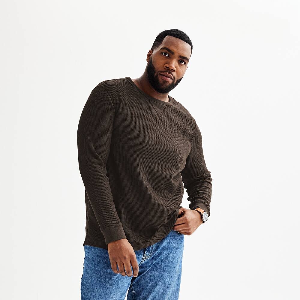 Утепленная футболка с длинными рукавами Big & Tall Sonoma Goods For Life Essential, коричневый
Утепленная футболка с длинными рукавами Big & Tall Sonoma Goods For Life Essential, коричневый