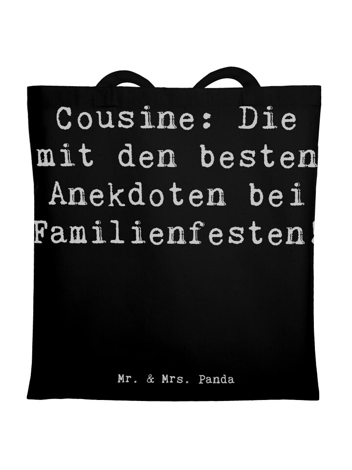 Сумка для переноски Mr & Mrs Panda Cousine Anekdoten, черный 
Сумка для переноски Mr & Mrs Panda Cousine Anekdoten, черный