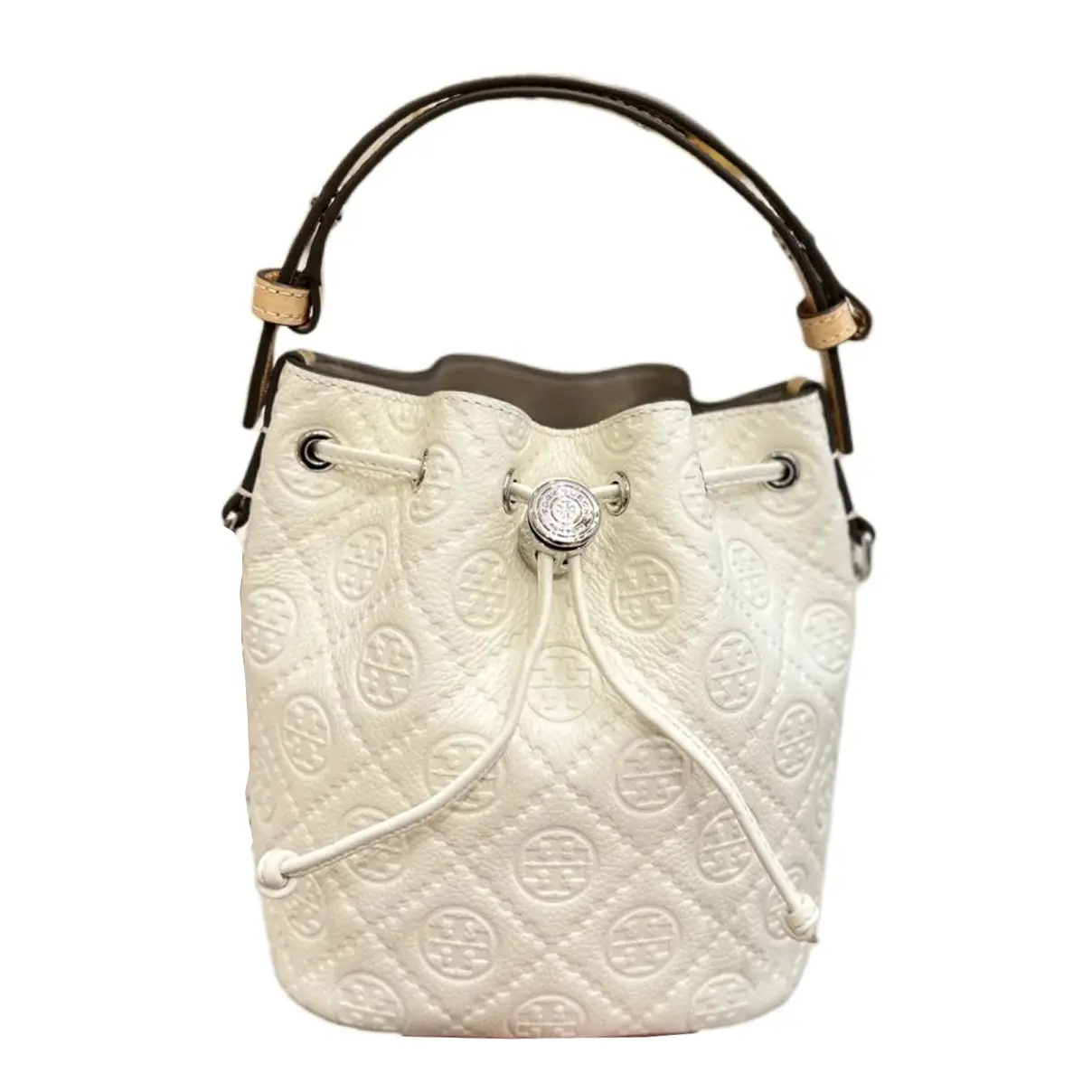 TORY BURCH Монограмма Кожаная Сумка Бакет Мини Женская Молочный Белый
TORY BURCH Монограмма Кожаная Сумка Бакет Мини Женская Молочный Белый