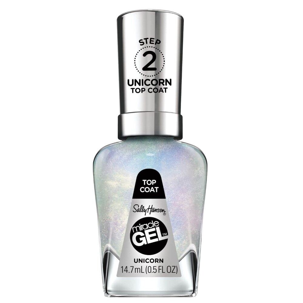 Верхнее покрытие для ногтей Sally Hansen Miracle Gel Top Coat Unicorn, 14.7 мл
Верхнее покрытие для ногтей Sally Hansen Miracle Gel Top Coat Unicorn, 14.7 мл