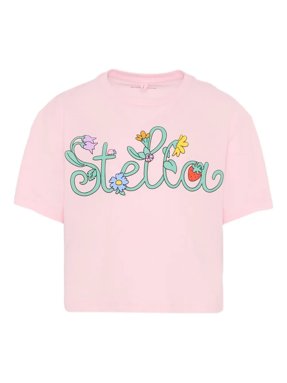 Футболка с короткими рукавами и цветочным принтом Stella Mccartney Kids, розовый
Футболка с короткими рукавами и цветочным принтом Stella Mccartney Kids, розовый