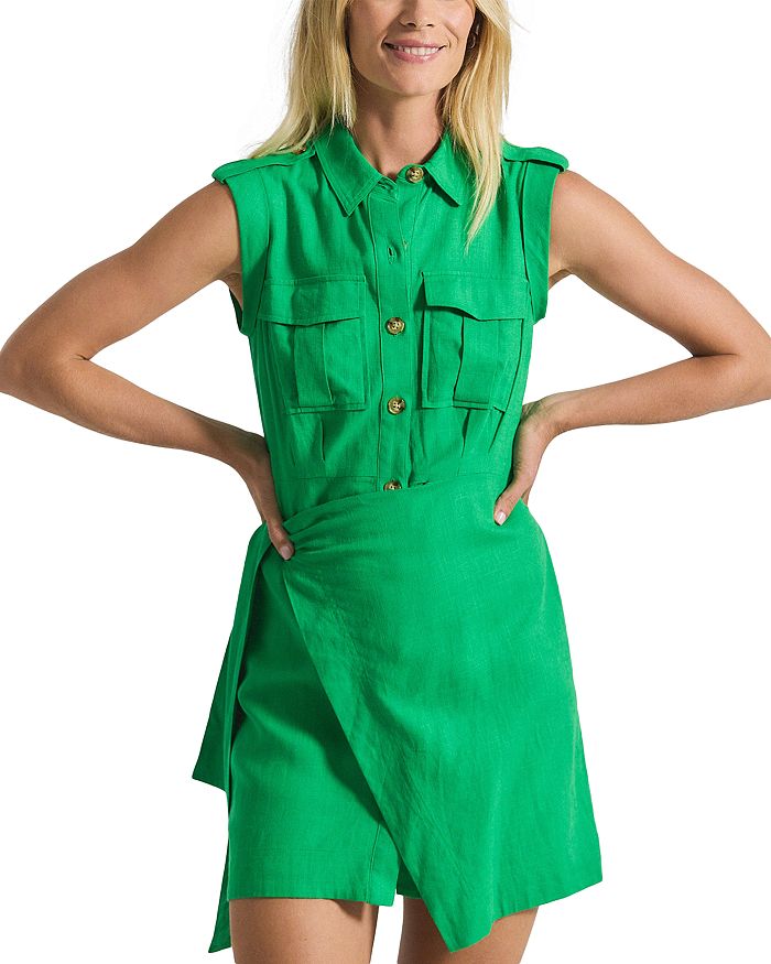 Женское мини-платье Giselle с завязками спереди и карманами-кобурами Derek Lam 10 Crosby, зеленый
Женское мини-платье Giselle с завязками спереди и карманами-кобурами Derek Lam 10 Crosby, зеленый