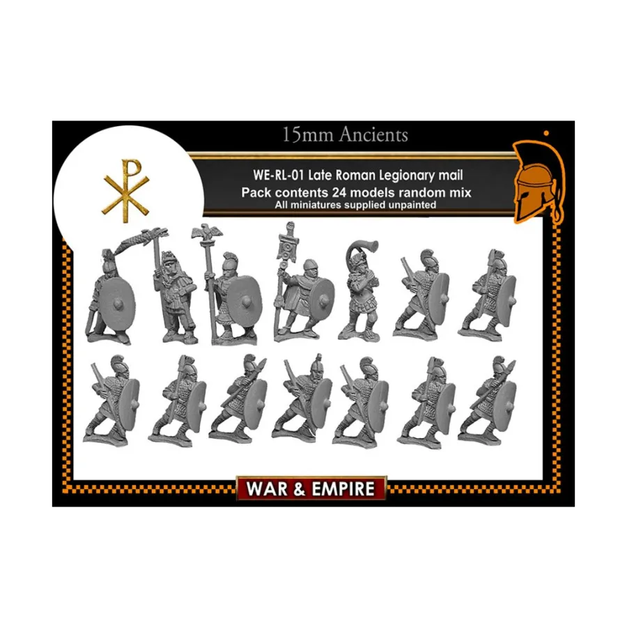 Легионы с почтой, War & Empire - Dark Ages Miniatures - Late Roman Legionaries (15mm)
Легионы с почтой, War & Empire - Dark Ages Miniatures - Late Roman Legionaries (15mm)