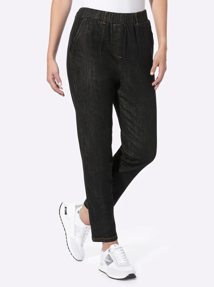 Джинсы-слипоны Heine (1 шт.), черный
Джинсы-слипоны Heine (1 шт.), черный