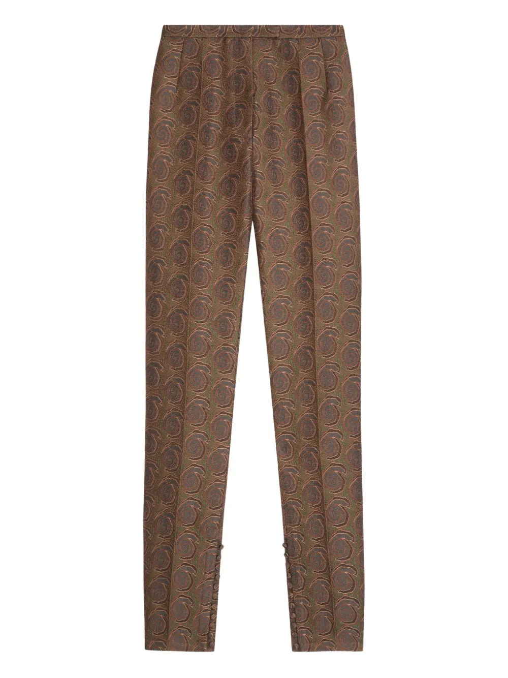 Жаккардовые брюки Dries Van Noten, зеленый
Жаккардовые брюки Dries Van Noten, зеленый
