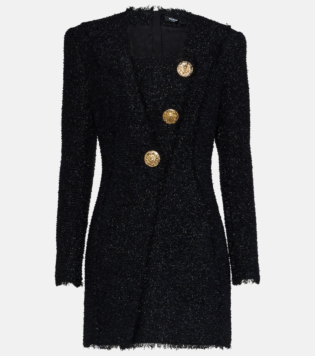 Мини-платье букле Balmain, черный
Мини-платье букле Balmain, черный