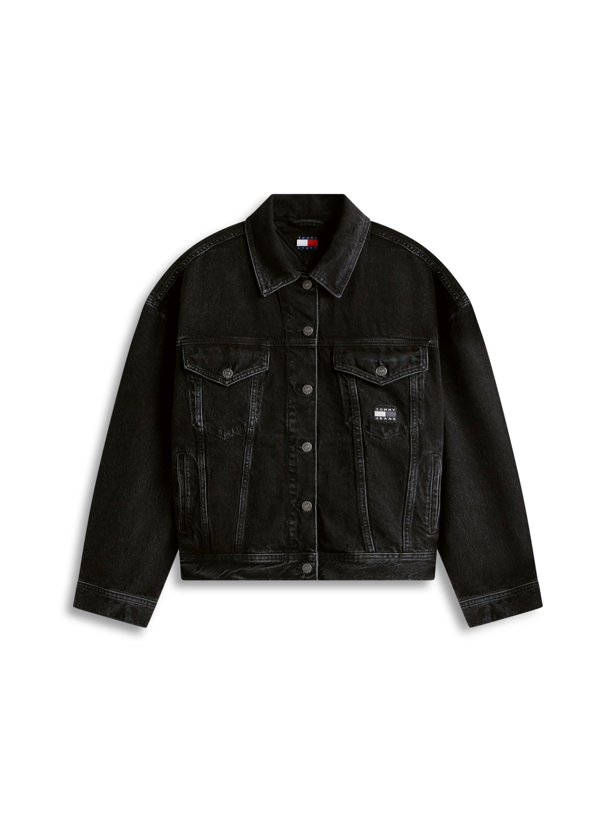 Tommy Jeans Куртка для межсезонья в черном дениме
Tommy Jeans Куртка для межсезонья в черном дениме