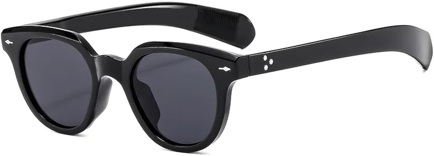 Солнцезащитные очки с защитой UV400 | Круглая оправа с заклепками в стиле панк | Для женщин и мужчин | Для занятий спортом на открытом воздухе и вождения DSVIGF, Black
Солнцезащитные очки с защитой UV400 | Круглая оправа с заклепками в стиле панк | Для женщин и мужчин | Для занятий спортом на открытом воздухе и вождения DSVIGF, Black