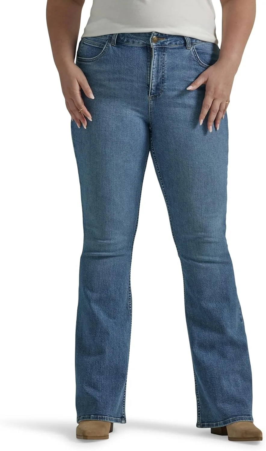 Lee Women's Plus Size Legendary Mid Rise Flare Jean
Lee Women's Plus Size Legendary Mid Rise Flare Jean