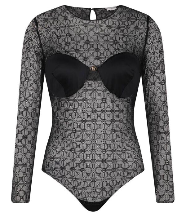 Боди женское Elisabetta Franchi с чашечками, черный
Боди женское Elisabetta Franchi с чашечками, черный