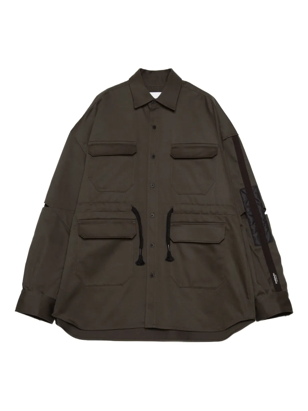 Куртка-рубашка с кулиской и карманами Yoshiokubo, черный
Куртка-рубашка с кулиской и карманами Yoshiokubo, черный