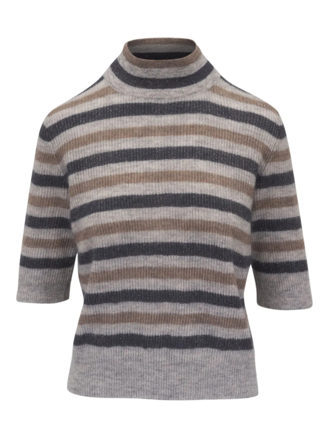 Brunello Cucinelli свитер в полоску, серый
Brunello Cucinelli свитер в полоску, серый