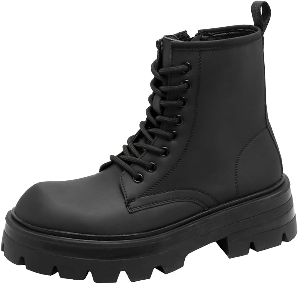 Мужские ботинки челси, удобные рабочие ботинки на платформе, кожаные высокие мотоциклетные ботинки на молнии Zhoupulp, черный
Мужские ботинки челси, удобные рабочие ботинки на платформе, кожаные высокие мотоциклетные ботинки на молнии Zhoupulp, черный