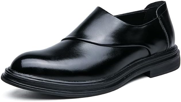 Мужские классические кожаные туфли, слипоны из кожи, подходят для деловой и формальной одежды, вождения, удобная повседневная обувь Zestrelax, черный
Мужские классические кожаные туфли, слипоны из кожи, подходят для деловой и формальной одежды, вождения, удобная повседневная обувь Zestrelax, черный