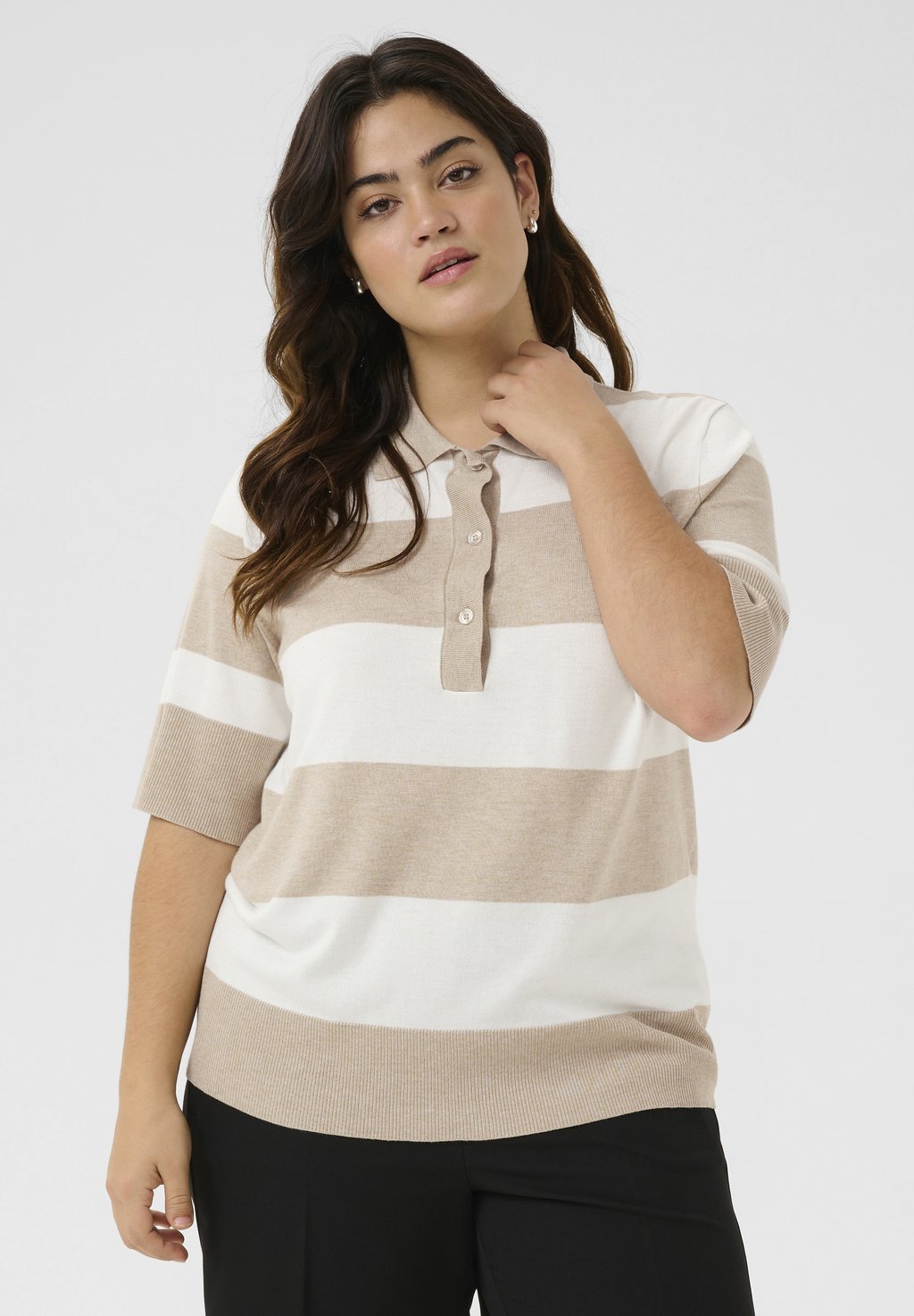 Рубашка поло KCLIZZY Kaffe Curve, белый
Рубашка поло KCLIZZY Kaffe Curve, белый