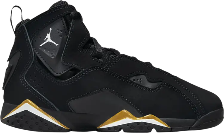 Кроссовки Jordan True Flight PS 'Black Metallic Gold', черный
Кроссовки Jordan True Flight PS 'Black Metallic Gold', черный