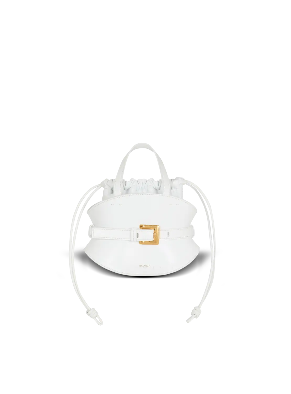 Мини-сумка Shuffle из телячьей кожи Balmain, белый
Мини-сумка Shuffle из телячьей кожи Balmain, белый