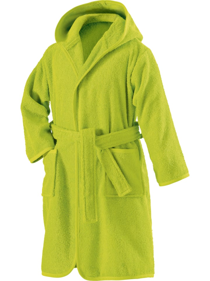 Erwin Müller Детский банный халат из махровой ткани с капюшоном, светло-зеленого цвета
Erwin Müller Детский банный халат из махровой ткани с капюшоном, светло-зеленого цвета