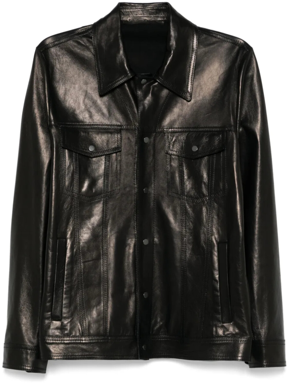 Кожаная куртка-рубашка Salvatore Santoro, черный
Кожаная куртка-рубашка Salvatore Santoro, черный