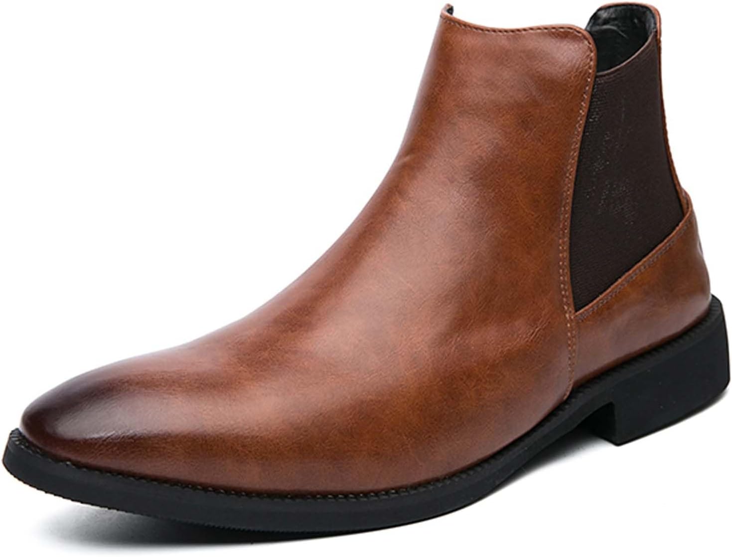 Мужские ботинки челси, модные, с острым носком, деловые, офисные, формальные, кожаные, с противоскользящим покрытием, удобные, для дома и улицы, высокие, для ходьбы, работы, свадеб, банкетов, костюмов Generic, коричневый
Мужские ботинки челси, модные, с острым носком, деловые, офисные, формальные, кожаные, с противоскользящим покрытием, удобные, для дома и улицы, высокие, для ходьбы, работы, свадеб, банкетов, костюмов Generic, коричневый