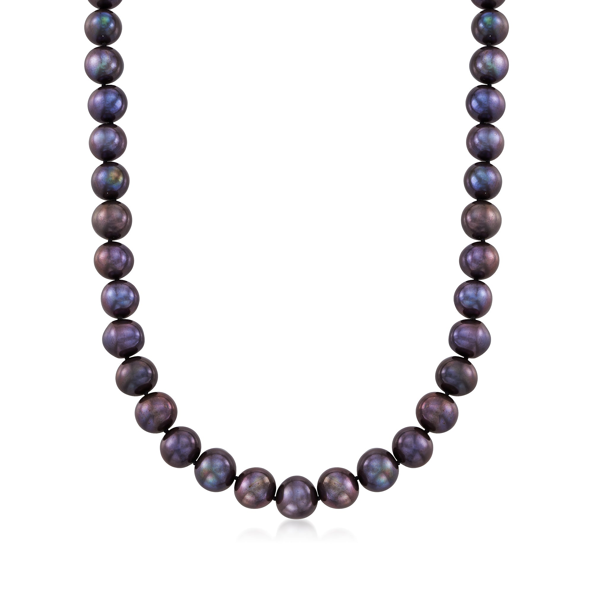 Ожерелье Ross-Simons с черным культивированным жемчугом 10-11 мм и желтым золотом 14 карат Ross-Simons, 16 In
Ожерелье Ross-Simons с черным культивированным жемчугом 10-11 мм и желтым золотом 14 карат Ross-Simons, 16 In