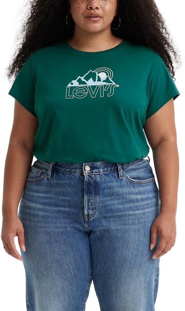 Женская мини-футболка Levi's Graphic Ringer, Mountain Top Deep Teal
Женская мини-футболка Levi's Graphic Ringer, Mountain Top Deep Teal