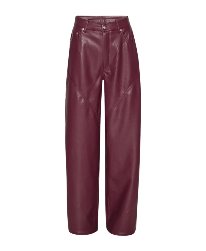 Брюки с кантом на поясе Rotate Birger Christensen, красный
Брюки с кантом на поясе Rotate Birger Christensen, красный