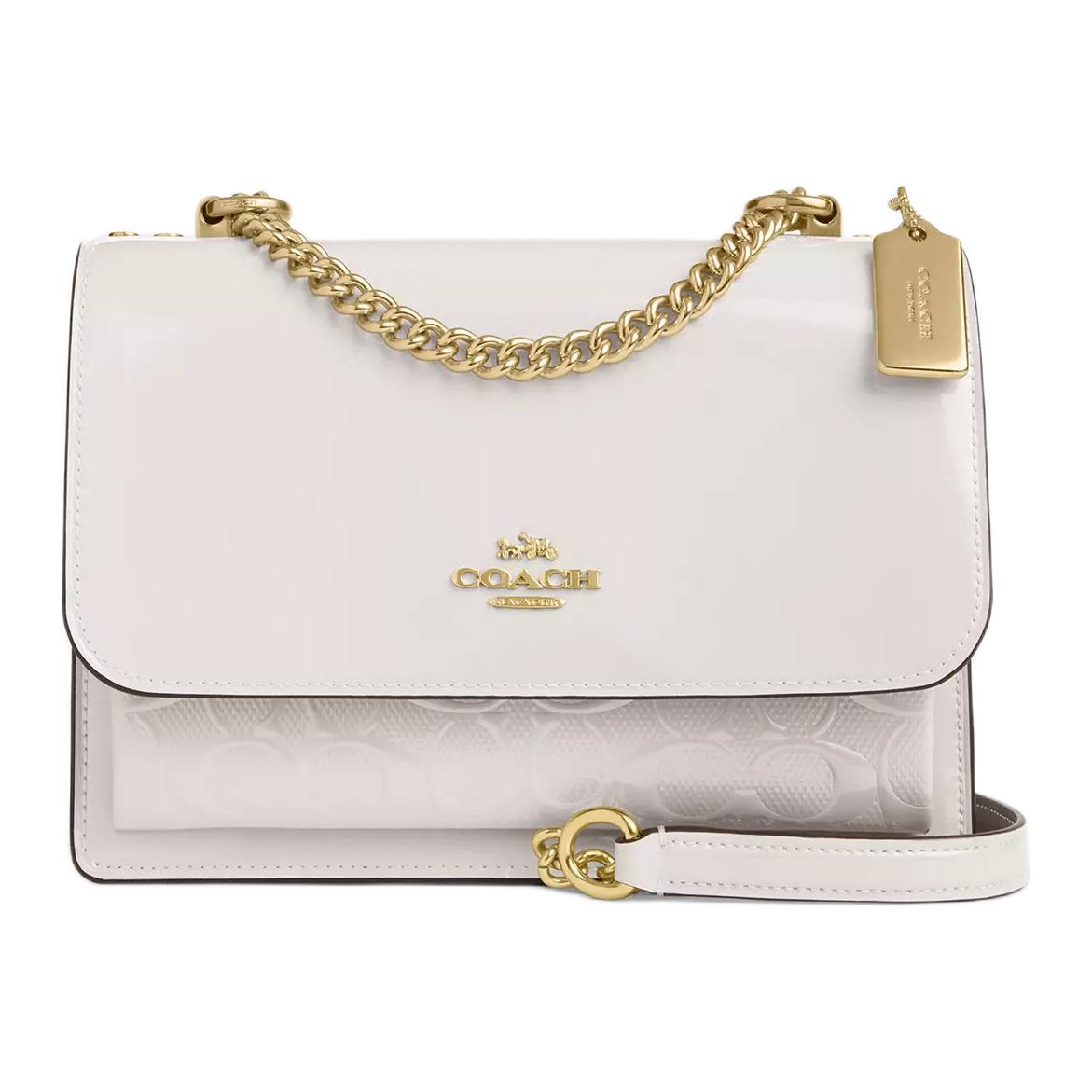 COACH Кожаная сумка через плечо с гладкой кожей 
COACH Кожаная сумка через плечо с гладкой кожей