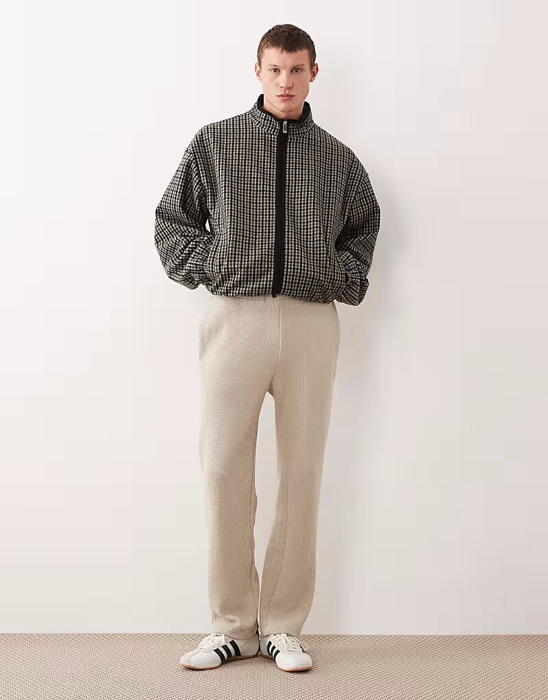 Текстурированные брюки прямого кроя бежевого цвета Asos Design
Текстурированные брюки прямого кроя бежевого цвета Asos Design