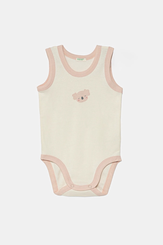 Хлопковый боди для малышей 2 шт United Colors Of Benetton, бежевый
Хлопковый боди для малышей 2 шт United Colors Of Benetton, бежевый