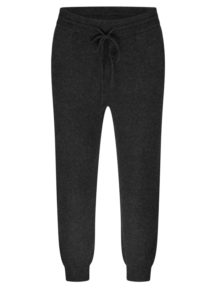 Спортивные брюки темно-антрацитового цвета CASH-MERE.CH
Спортивные брюки темно-антрацитового цвета CASH-MERE.CH