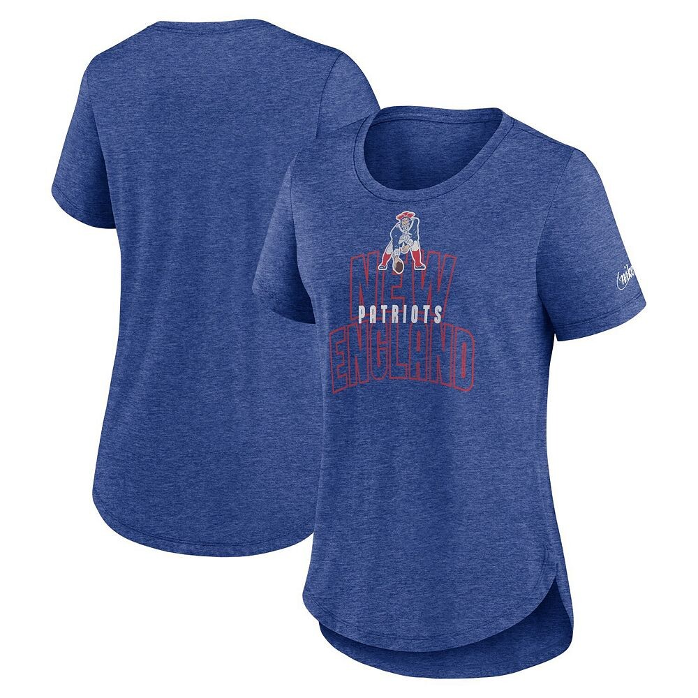 Женская футболка Nike Heather Royal New England Patriots Fashion Tri-Blend, цвет Pat Blue
Женская футболка Nike Heather Royal New England Patriots Fashion Tri-Blend, цвет Pat Blue