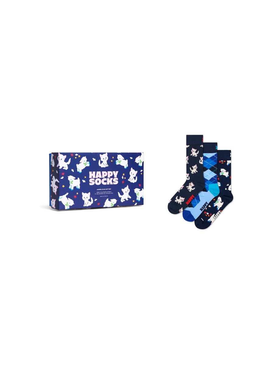 Носки Happy Socks 3-Pack Animal синий Gift Set, синий
Носки Happy Socks 3-Pack Animal синий Gift Set, синий