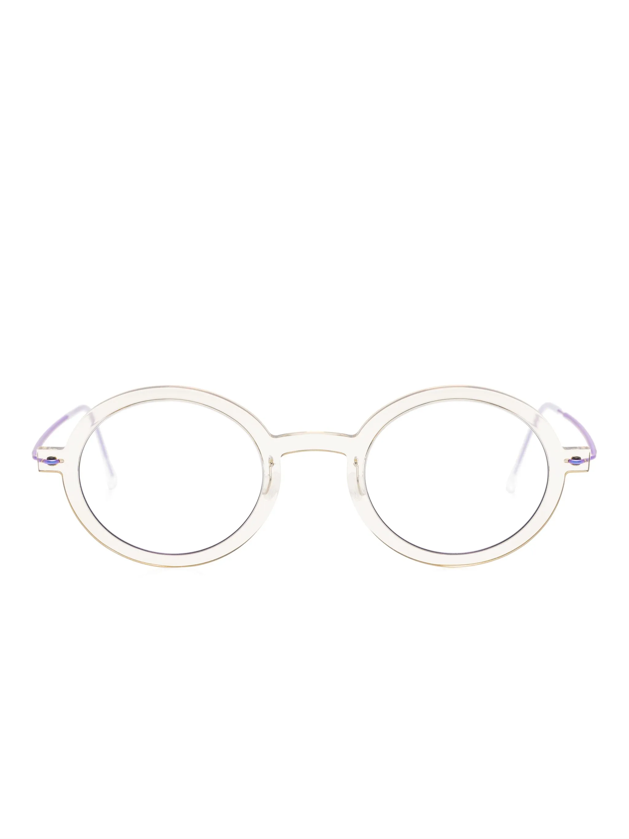 Очки в круглой оправе Lindberg, бежевый
Очки в круглой оправе Lindberg, бежевый