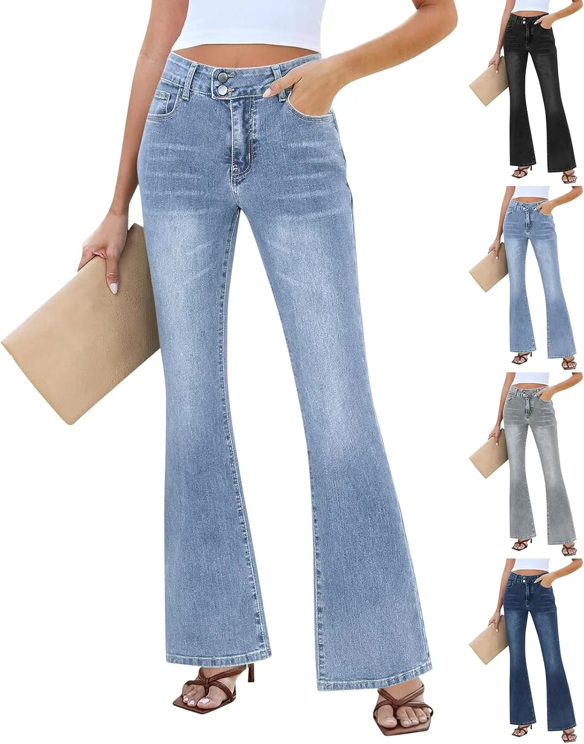 Высокие скинни джинсы для женщин 2026 лето расклешенные с карманами Gumipy
Высокие скинни джинсы для женщин 2026 лето расклешенные с карманами Gumipy